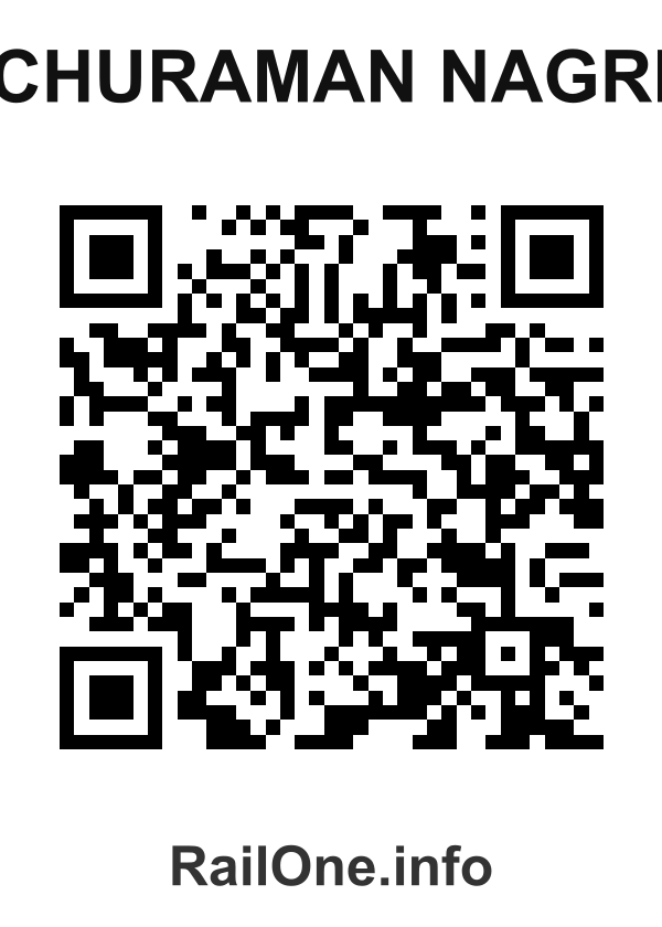 RailOne QR Code for Churaman Nagri station
