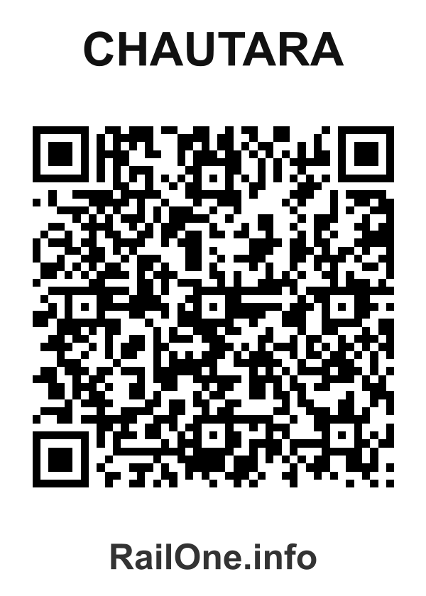 RailOne QR Code for Chautara station