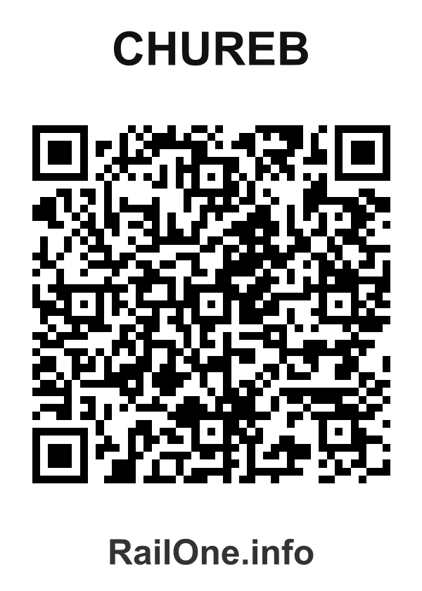 RailOne QR Code for Chureb station