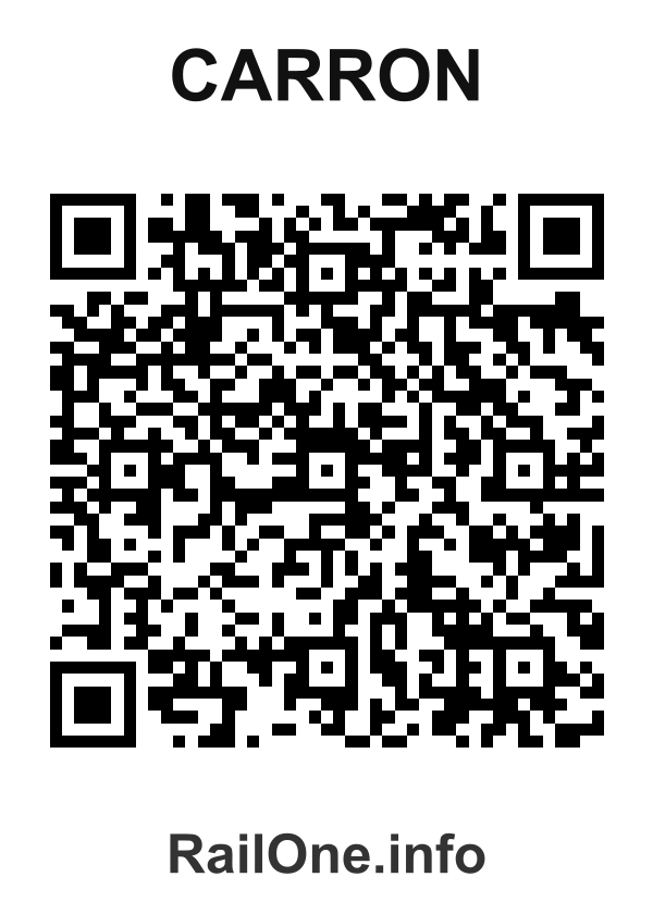 RailOne QR Code for Carron station