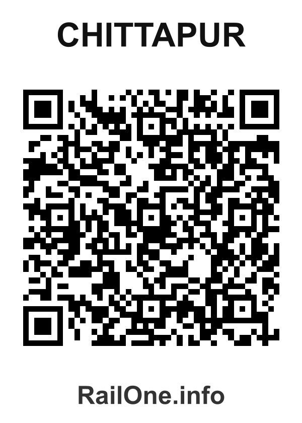 RailOne QR Code for Chittapur station