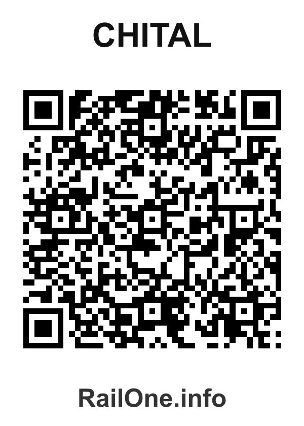 RailOne QR Code for Chital station
