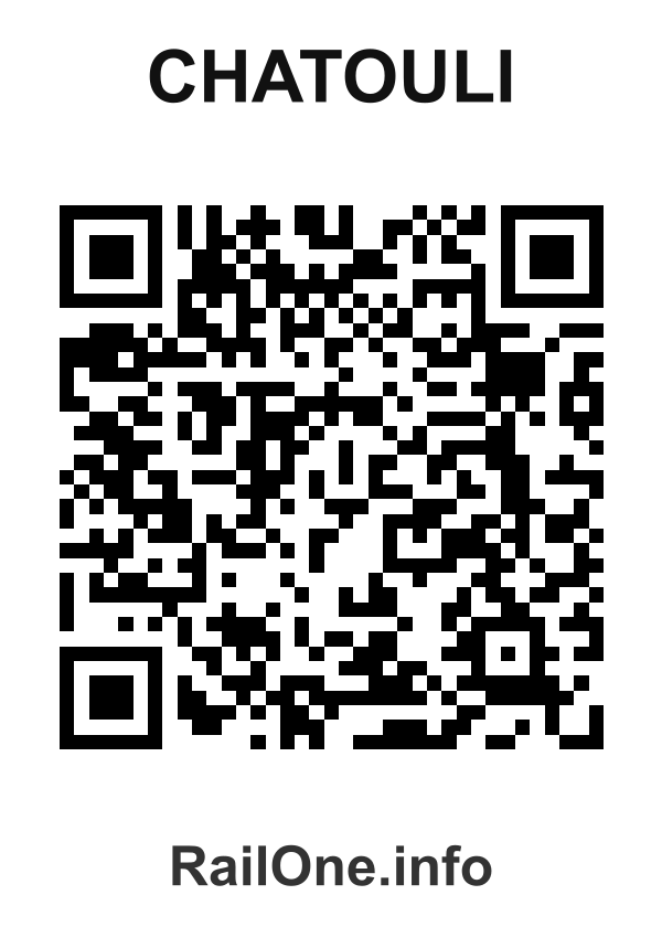 RailOne QR Code for Chatouli station
