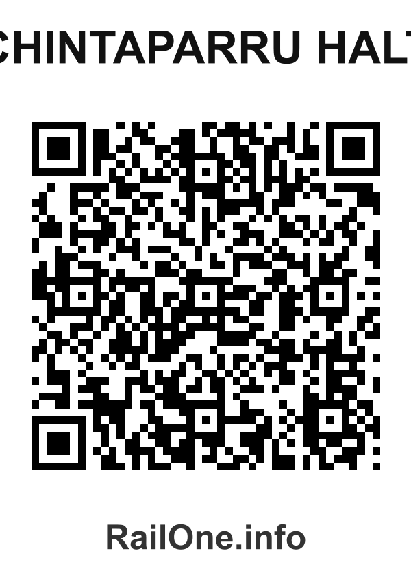 RailOne QR Code for Chintaparru Halt station