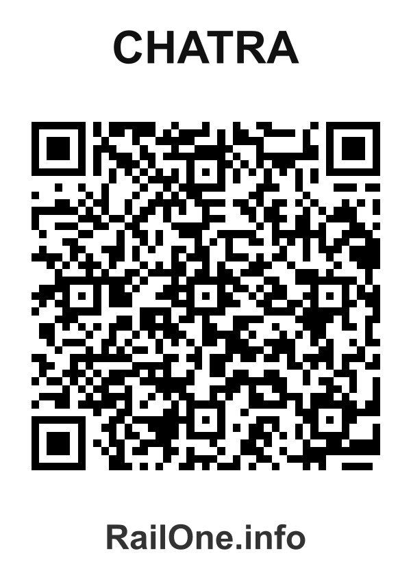 RailOne QR Code for Chatra station