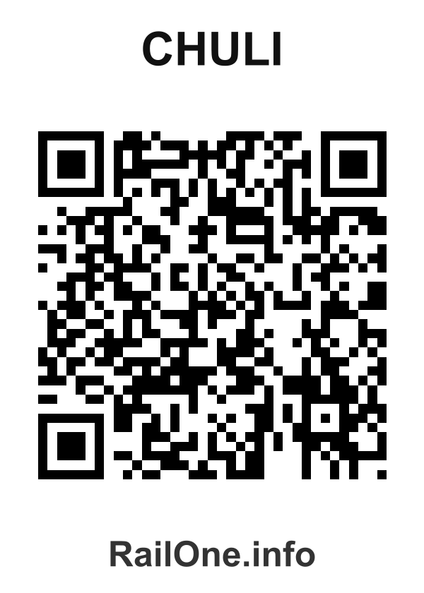 RailOne QR Code for Chuli station