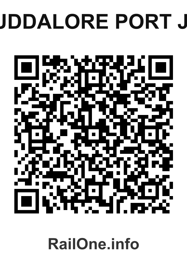 RailOne QR Code for Cuddalore Port Jn. station