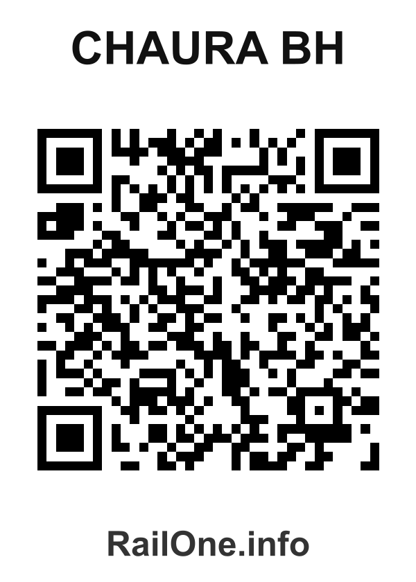 RailOne QR Code for Chaura Bh station