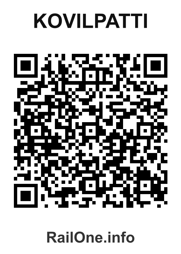 RailOne QR Code for Kovilpatti station