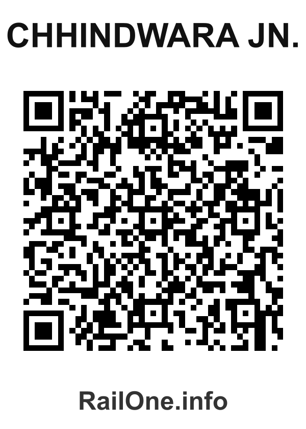 RailOne QR Code for Chhindwara Jn. station