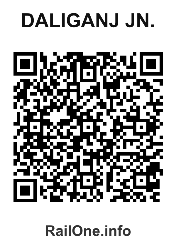 RailOne QR Code for Daliganj Jn. station