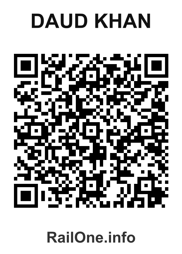 RailOne QR Code for Daud Khan station