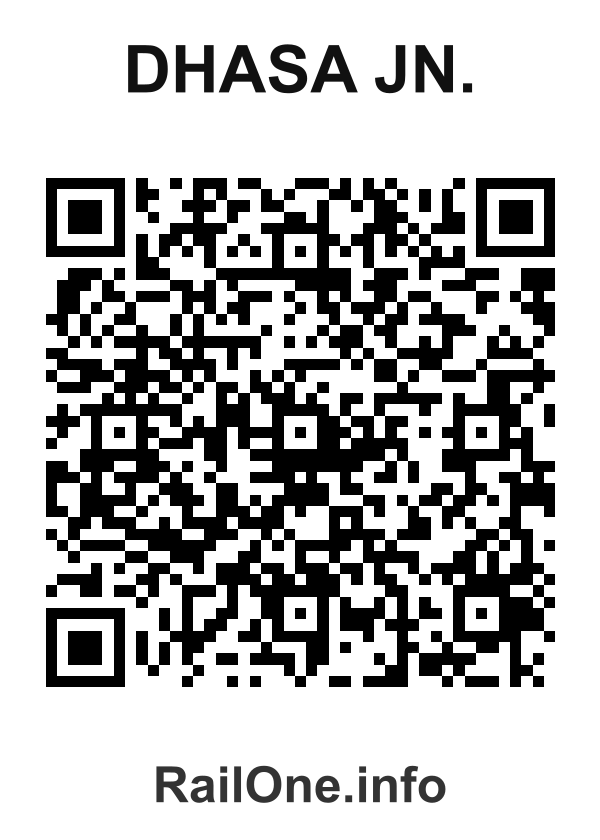 RailOne QR Code for Dhasa Jn. station
