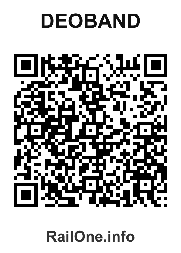 RailOne QR Code for Deoband station