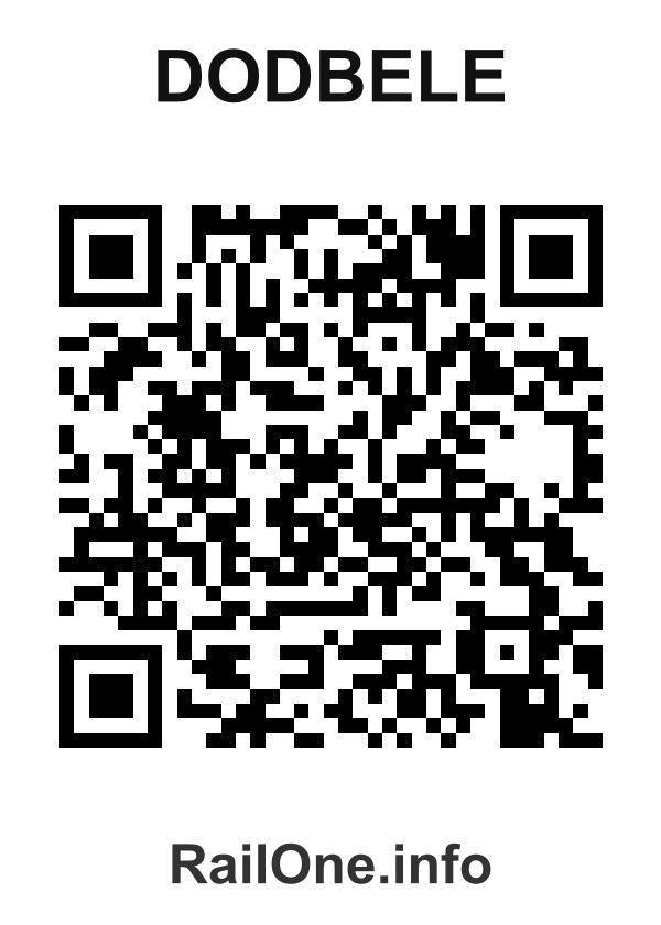 RailOne QR Code for Dodbele station