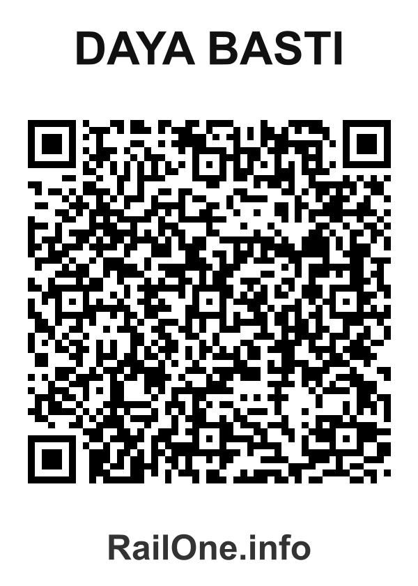RailOne QR Code for Daya Basti station