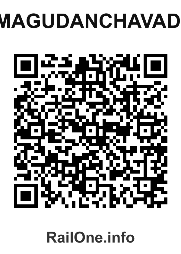 RailOne QR Code for Magudanchavadi station