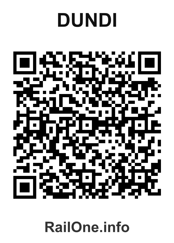 RailOne QR Code for Dundi station