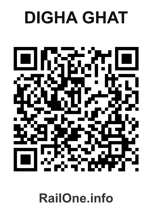 RailOne QR Code for Digha Ghat station