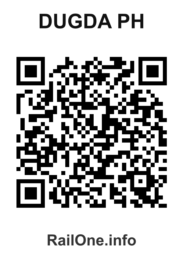 RailOne QR Code for Dugda Ph station