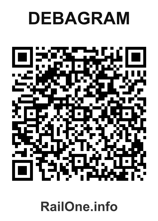RailOne QR Code for Debagram station