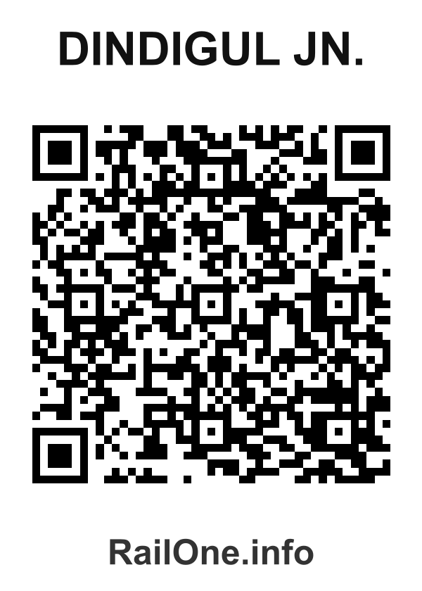 RailOne QR Code for Dindigul Jn. station