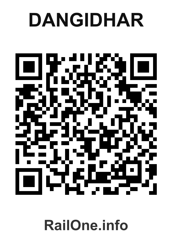 RailOne QR Code for Dangidhar station