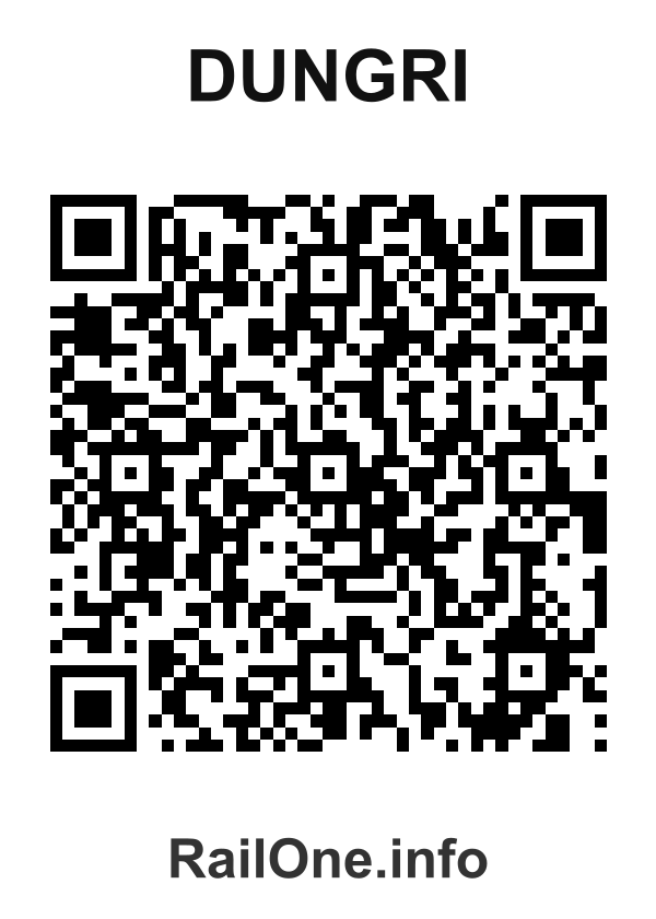 RailOne QR Code for Dungri station