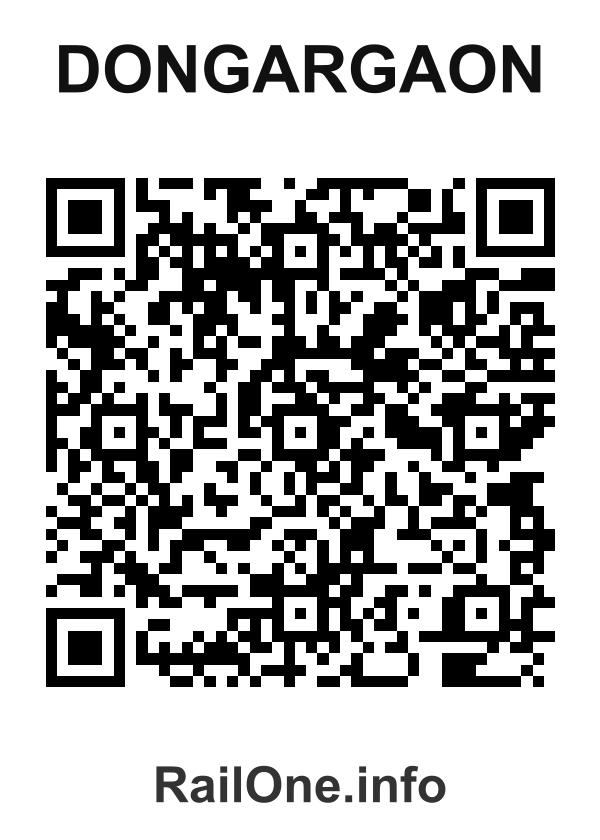 RailOne QR Code for Dongargaon station
