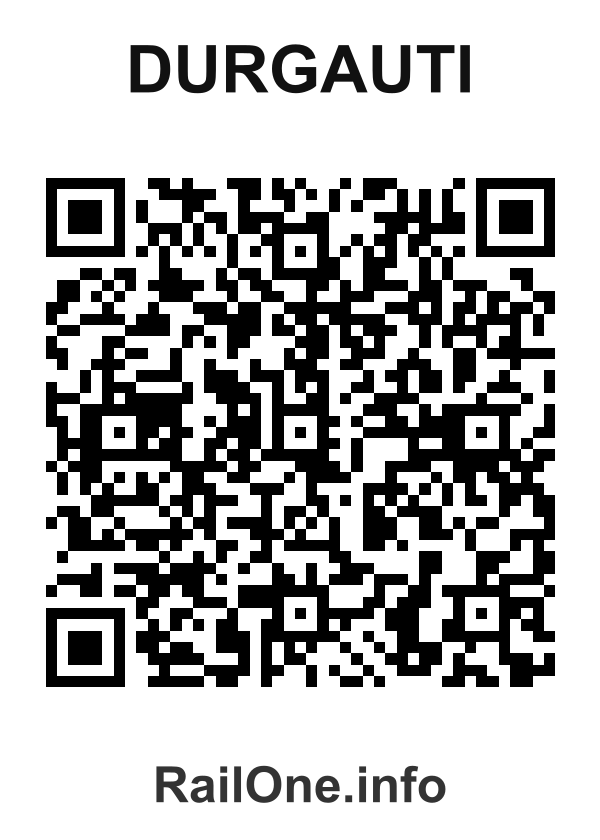 RailOne QR Code for Durgauti station