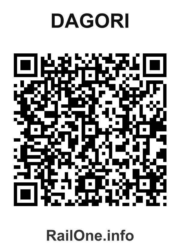 RailOne QR Code for Dagori station