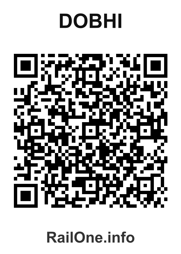 RailOne QR Code for Dobhi station