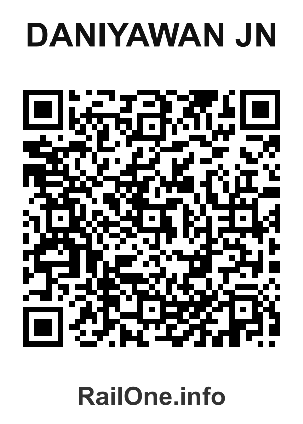 RailOne QR Code for Daniyawan Jn station