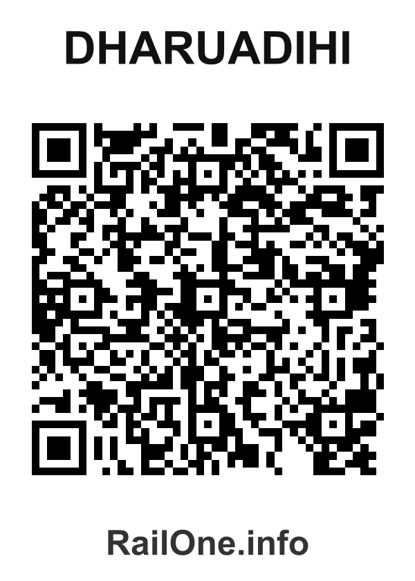 RailOne QR Code for Dharuadihi station