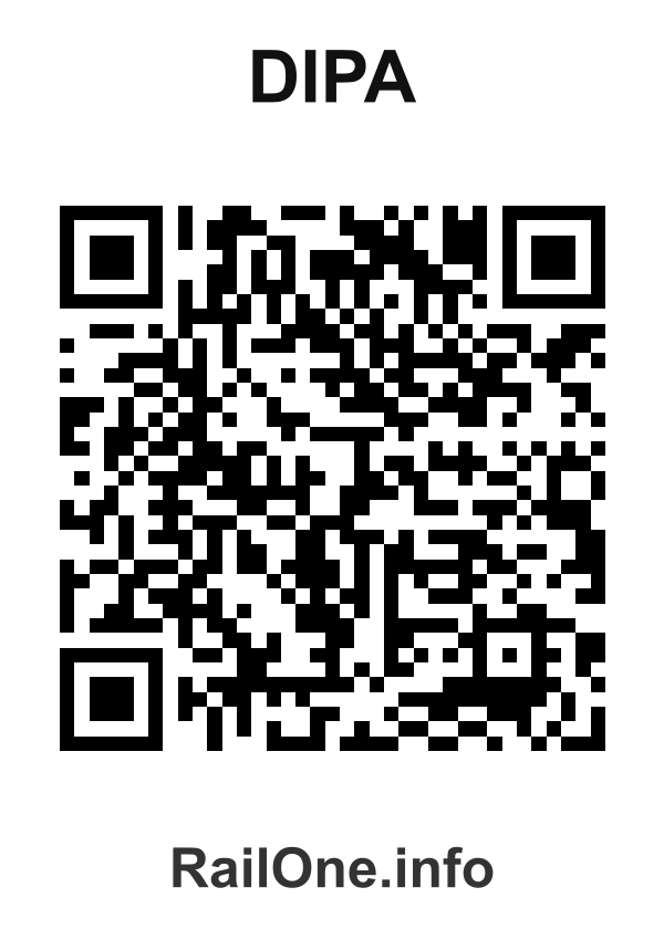 RailOne QR Code for Dipa station