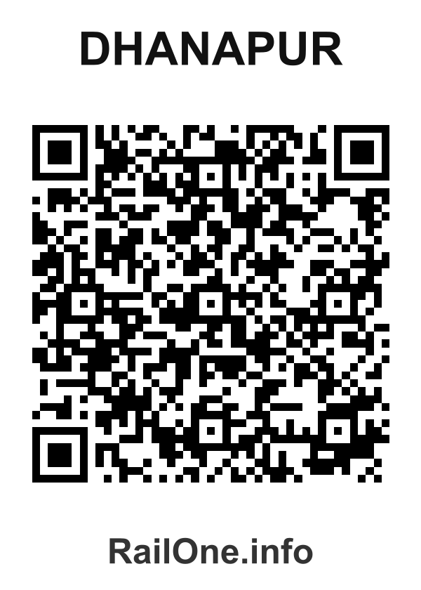 RailOne QR Code for Dhanapur station