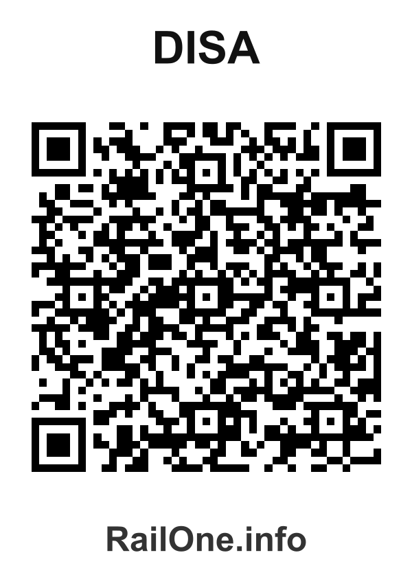 RailOne QR Code for Disa station