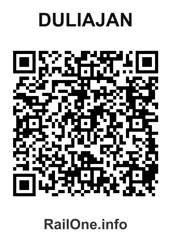 RailOne QR Code for Duliajan station