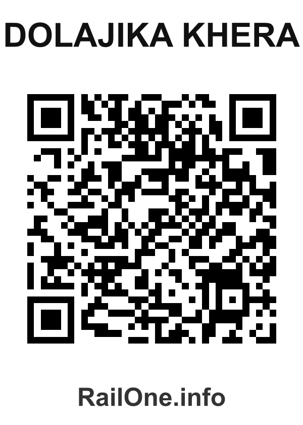RailOne QR Code for Dolajika Khera station