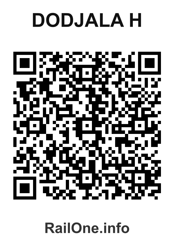 RailOne QR Code for Dodjala H station
