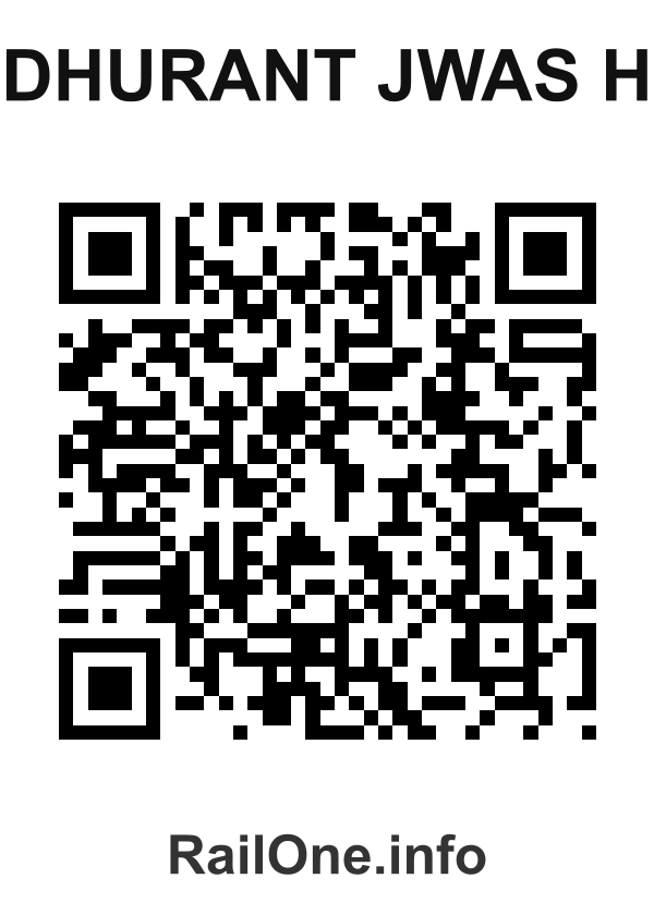 RailOne QR Code for Dhurant Jwas H station