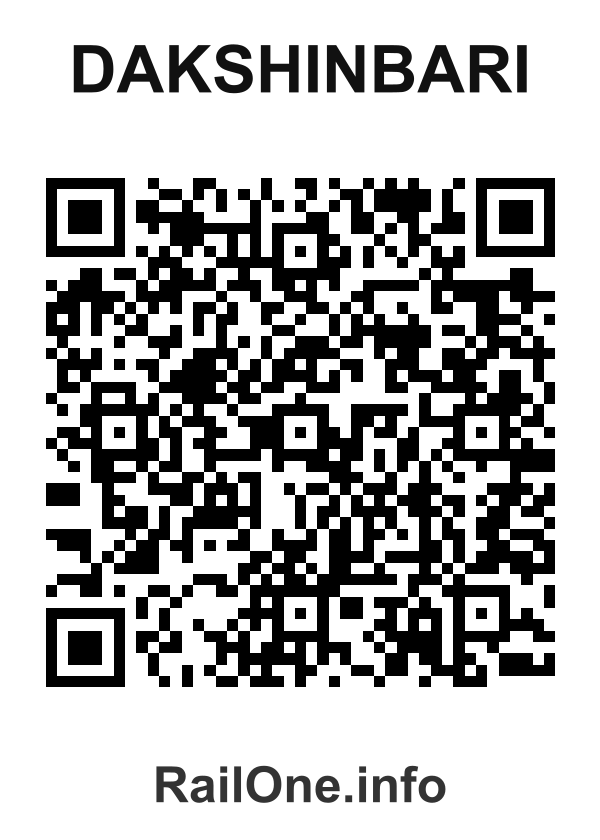 RailOne QR Code for Dakshinbari station
