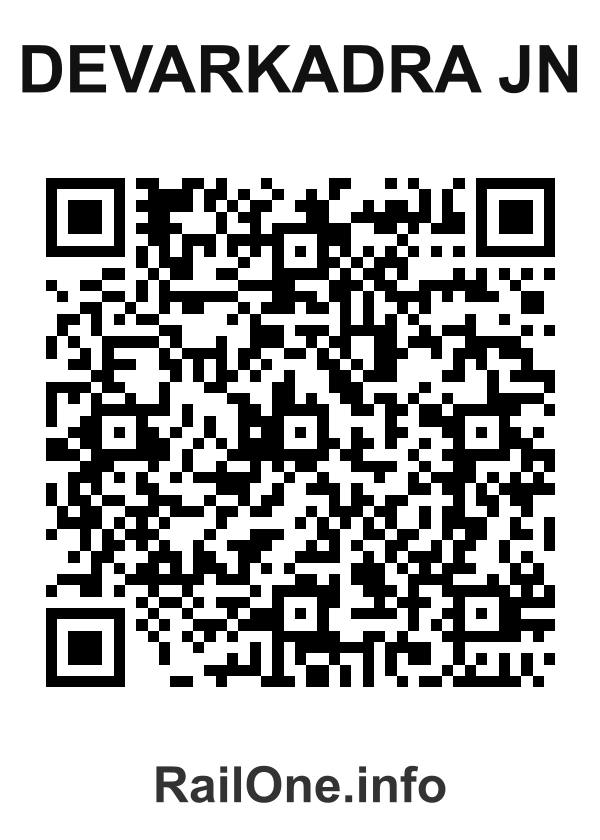 RailOne QR Code for Devarkadra Jn station