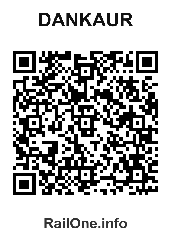 RailOne QR Code for Dankaur station