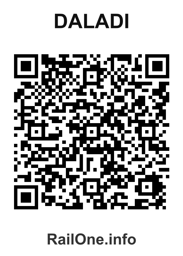RailOne QR Code for Daladi station