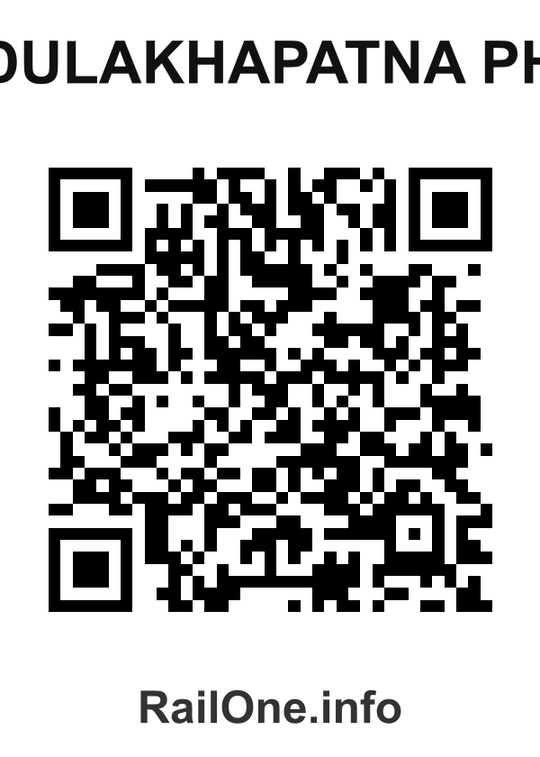 RailOne QR Code for Dulakhapatna Ph station