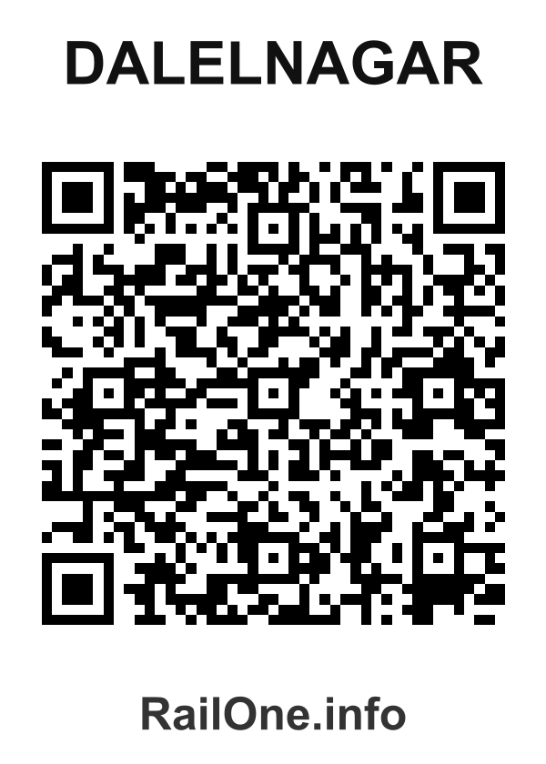 RailOne QR Code for Dalelnagar station