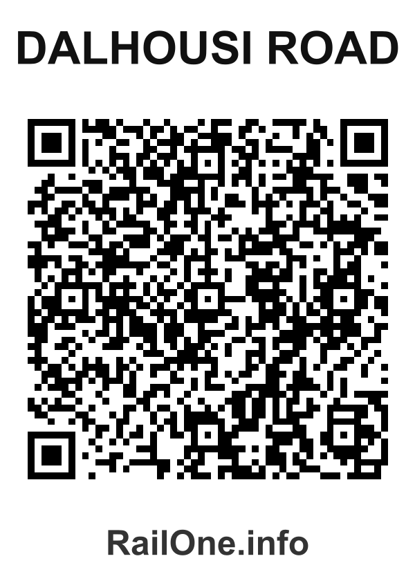RailOne QR Code for Dalhousi Road station