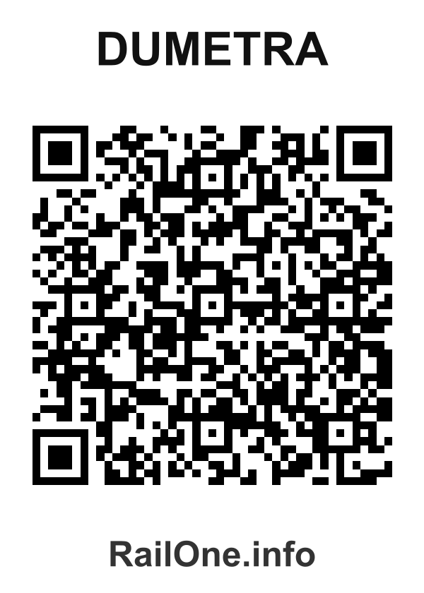 RailOne QR Code for Dumetra station