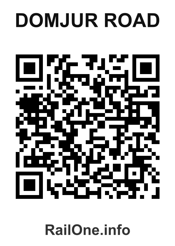 RailOne QR Code for Domjur Road station
